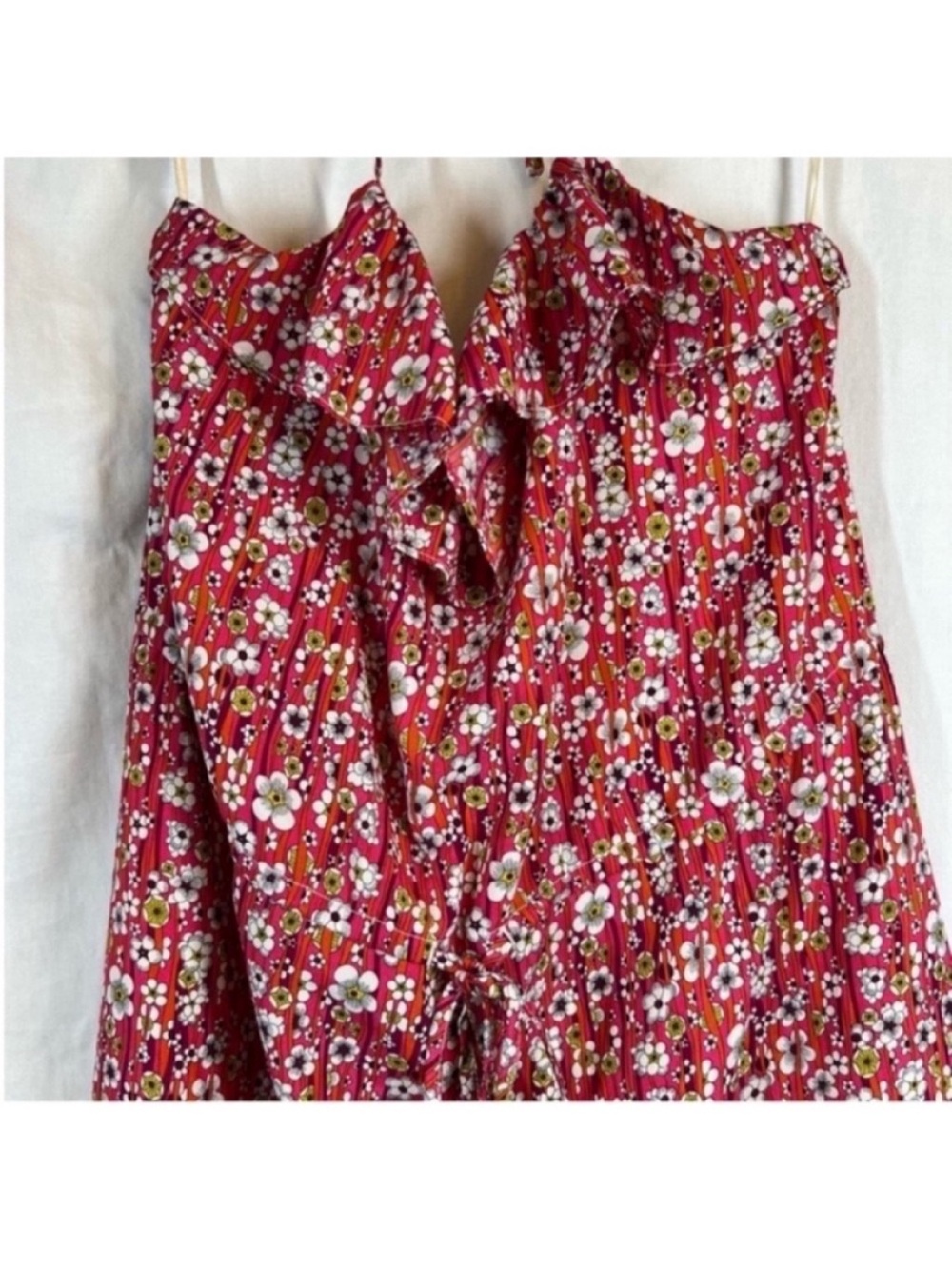 Liberty of London x Target ditsy floral ruffle halter sundress kitschy retro - Picture 3 of 6